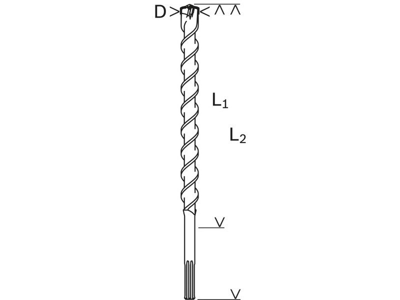 Udarni sveder Bosch SDS max-7, Dimenzije: 25x1200x1320mm, 2608586781
